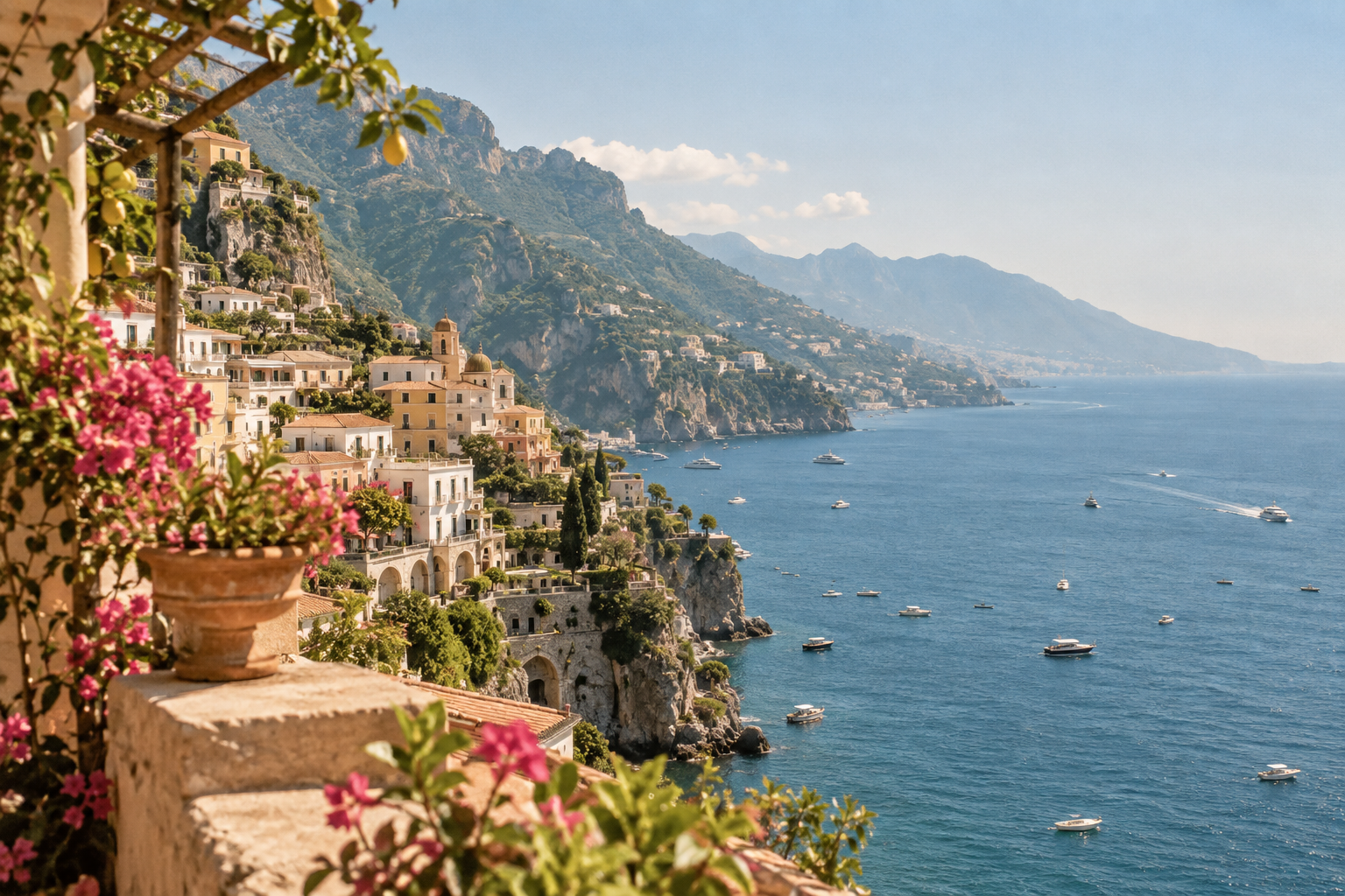 La costa de Amalfi, imagen ilustrativa de un viaje